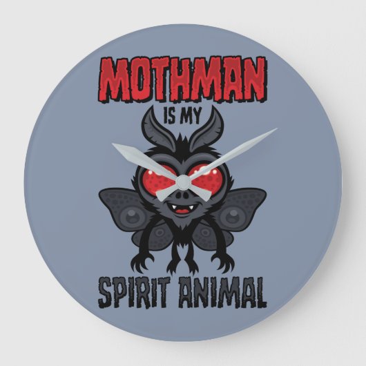 Mothman Is Mijn Geestdier Grote Klok (Voorkant)