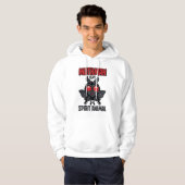 Mothman Is Mijn Geestdier Hoodie (Voorkant volledig)