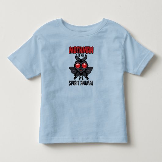 Mothman Is Mijn Geestdier Kinder Shirts (Voorkant)