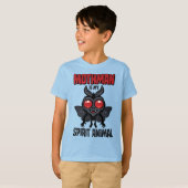 Mothman Is Mijn Geestdier T-shirt (Voorkant volledig)
