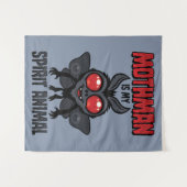 Mothman Is Mijn Geestdier Wandkleed (Voorkant (horizontaal))