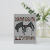 MOTHMAN LEEFT BRIEFKAART (Staand voorkant)