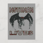 MOTHMAN LEEFT BRIEFKAART (Voorkant)