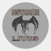 MOTHMAN LEEFT STICKER (Voorkant)