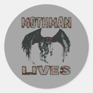 MOTHMAN LEEFT STICKER