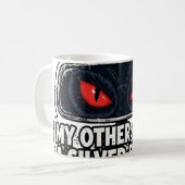 Mothman Meme — Andere Auto Koffiemok (Voorkant links)