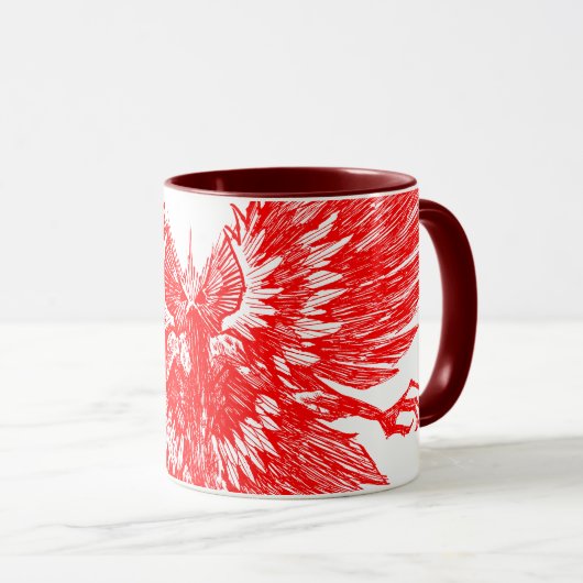 Mothman Monster Mok (Voorkant rechts)