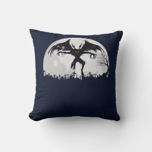 Mothman Moon Cryptid Point Pleasant Gift Kussen
