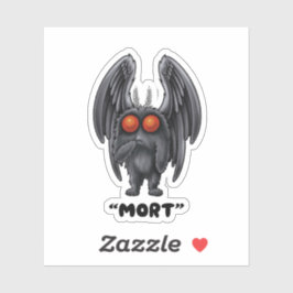 Mothman "Mort" Cryptid sticker