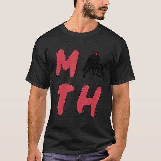 Mothman Moth Cryptid Monster Folklore Creature Cry T-shirt (Voorkant)