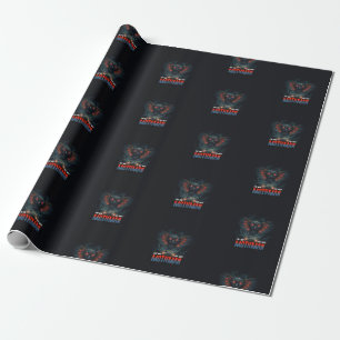Mothman Night Sky met autolichten Cadeaupapier