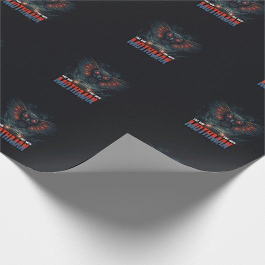 Mothman Night Sky met autolichten Cadeaupapier (Hoek)