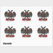 Mothman Point Pleasant WV Cryptid Sticker (Vel)