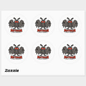 Mothman Point Pleasant WV Cryptid Sticker (Vel)