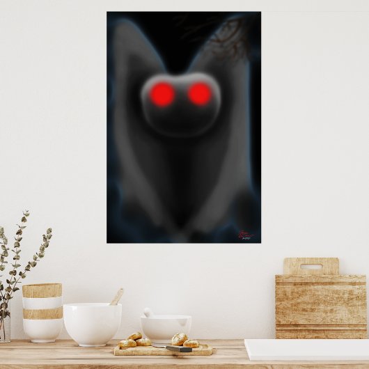 Mothman Poster (Keuken)