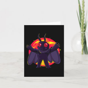 Mothman Schattige Cryptid Creatures Point Pleasant Kaart
