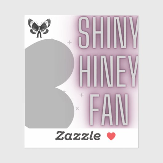 Mothman Shiny Hiney Fan Sticker (Vel)
