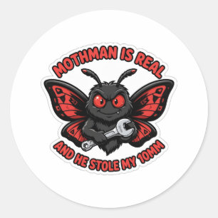 Mothman Stale Mijn 10mm Sticker
