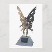 Mothman Statue van Point Pleasant West Virginia Briefkaart (Voorkant)