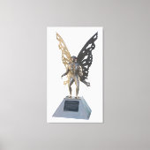 Mothman Statue van Point Pleasant West Virginia Canvas Afdruk (Voorkant)