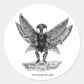 MOTHMAN STICKERS (Voorkant)