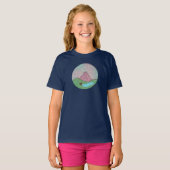 Mothman thuisplaneet | Cryptid kosmische folklore T-shirt (Voorkant volledig)