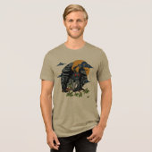 Mothman Tri-Blend Shirt (Voorkant volledig)