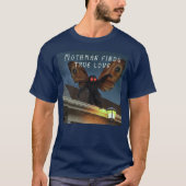 Mothman vindt ware liefde t-shirt (Voorkant)