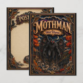 Mothman West Virginia Popcut Legenden Briefkaart (Voorkant / Achterkant)
