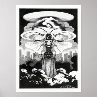 Mothra (atoombedekking) poster