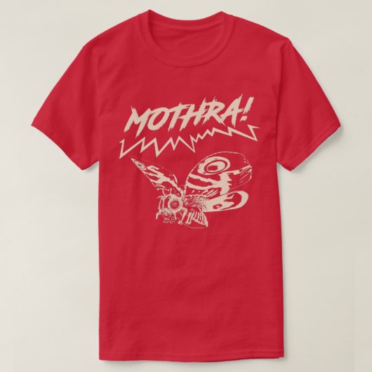 MOTHRA GROTE NAAM T-SHIRT (Design voorkant)
