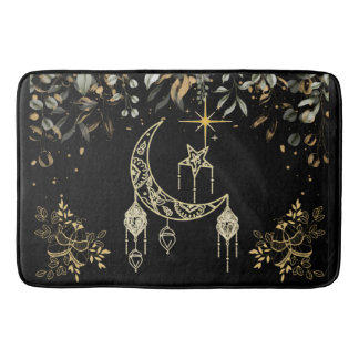 Moths and Moon Celestial Badmat