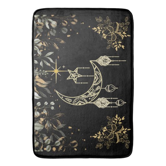 Moths and Moon Celestial Badmat (Voorkant Verticaal)