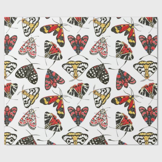 Moths Cadeaupapier (Vlak)