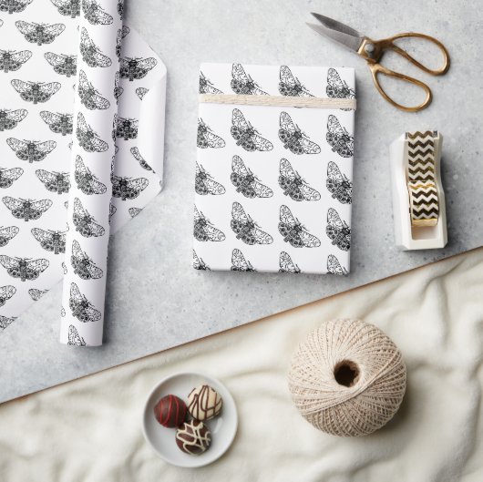 Moths Cadeaupapier (Crafts)