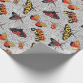 Moths on hydrangea cadeaupapier (Hoek)