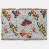 Moths on hydrangea deken (Voorkant)