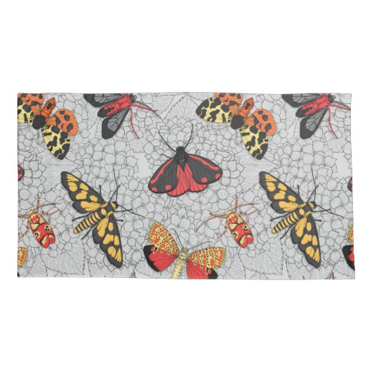 Moths on hydrangea kussensloop (Achterkant-Links)