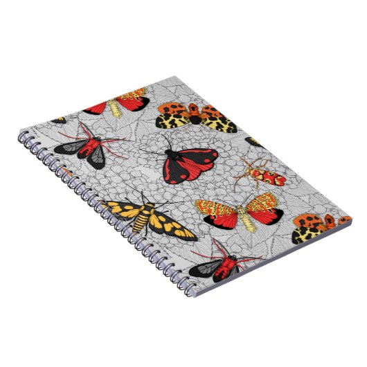 Moths on hydrangea notitieboek (Rechterzijde)