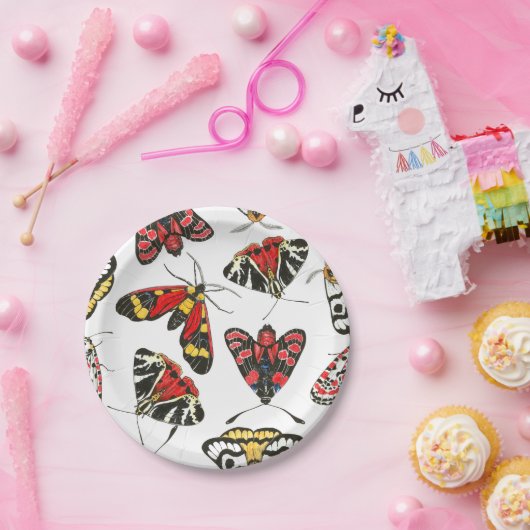 Moths Papieren Bordje (Feest)