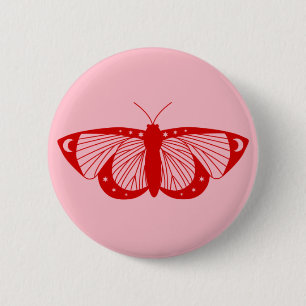 Moths Ronde Button 5,7 Cm