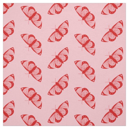 Moths Stof (Swatch)