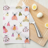 Moths Tea Towel Theedoek (Quarter Fold)