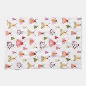 Moths Tea Towel Theedoek (Horizontaal)