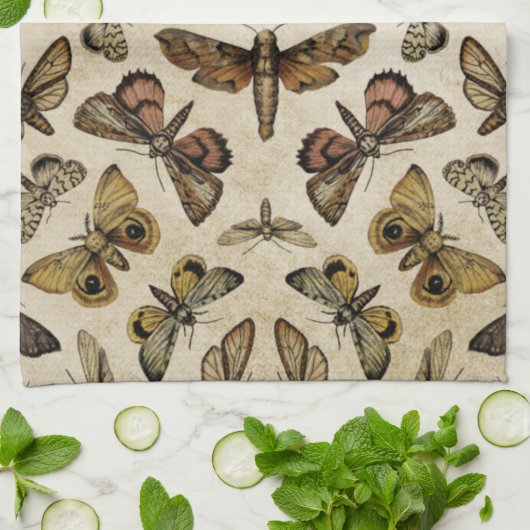  Moths Theedoek (Gevouwen)