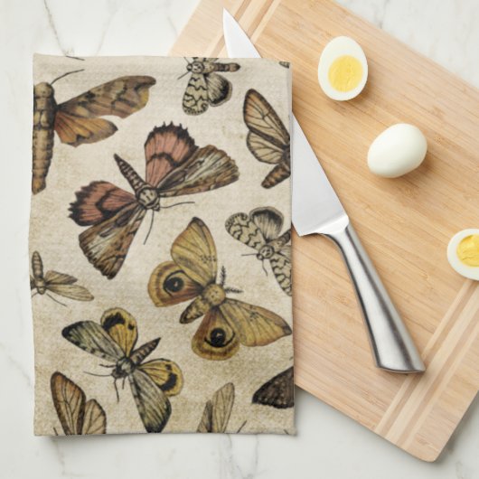  Moths Theedoek (Quarter Fold)