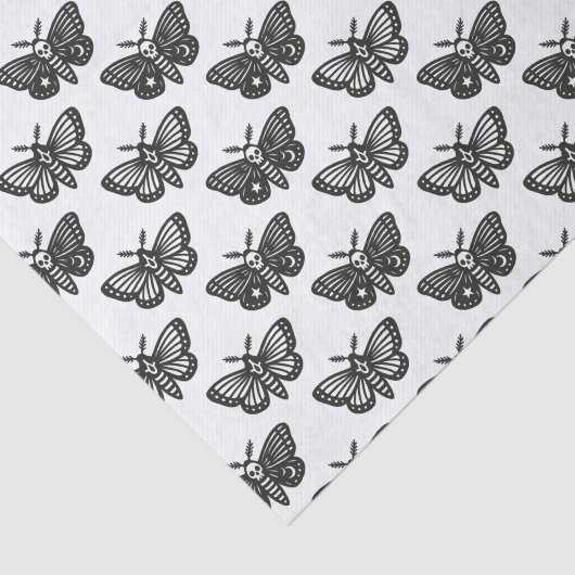 Moths Tissuepapier (Detail)