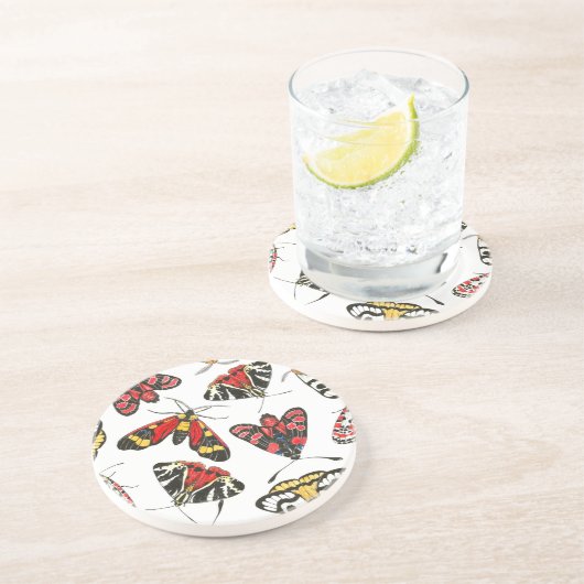 Moths Zandsteen Onderzetter (Zijkant)