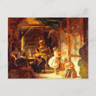  motief - Backstage - Spitzweg - Briefkaart