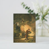motief - Bloemenliefhebber - Spitzweg Briefkaart (Staand voorkant)
